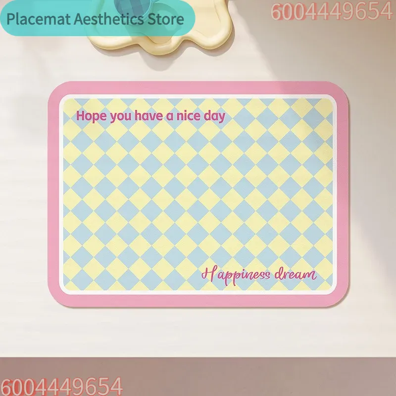 Pink Girl Drain Mat Super Abso - Bar Mat Rubber 评论和价格