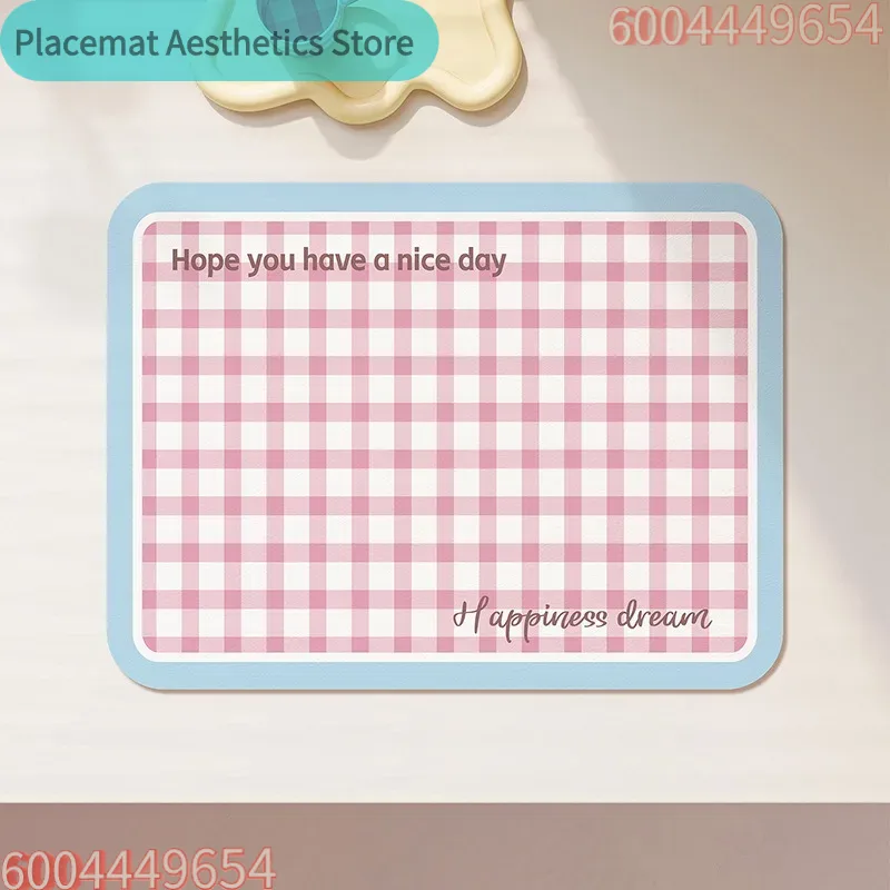 Pink Girl Drain Mat Super Abso - Bar Mat Rubber 评论和价格