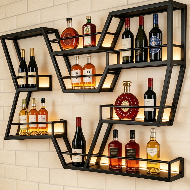Wall Small Bar Cabinet Bartend - Home Bar Lounge 评论和价格