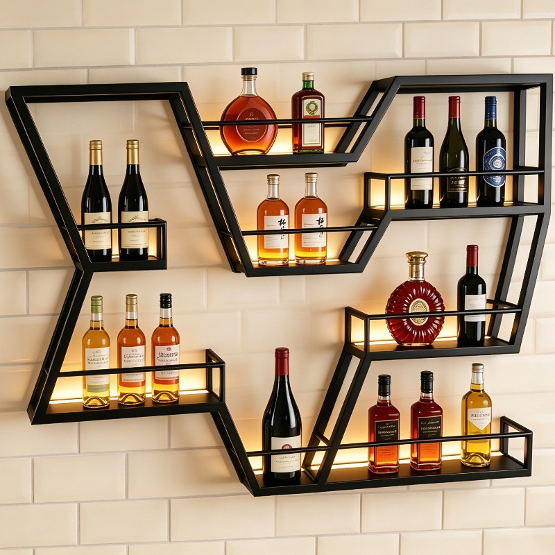 Wall Small Bar Cabinet Bartend - Home Bar Lounge 评论和价格