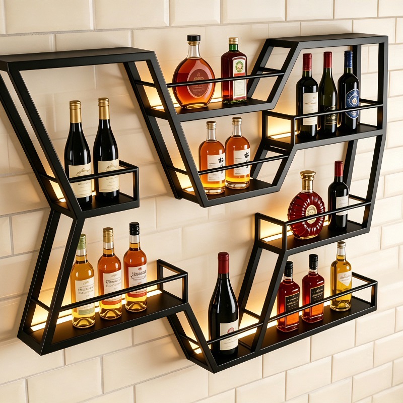 Wall Small Bar Cabinet Bartend - Home Bar Lounge 评论和价格