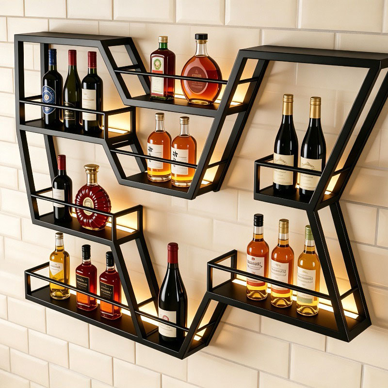 Wall Small Bar Cabinet Bartend - Home Bar Lounge 评论和价格