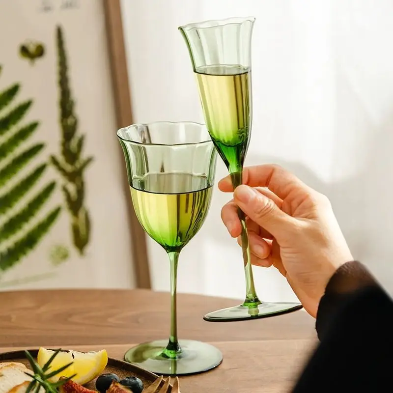 Nordic Retro Flower Crystal Wi - Home Bar Set 评论和价格