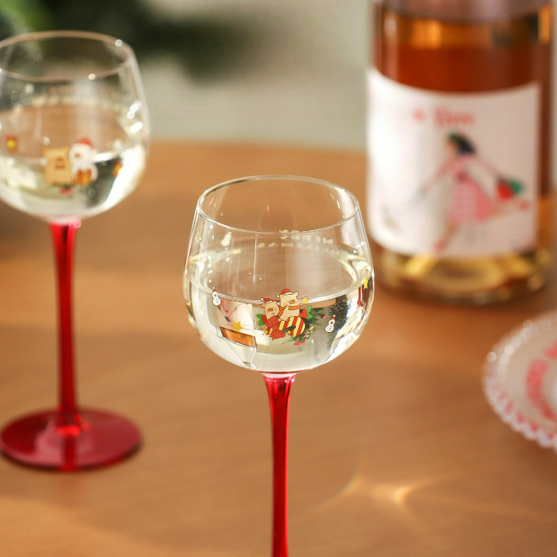 Lulu Pig Wine Glass Luxury Gob - Home Bar Set 评论和价格