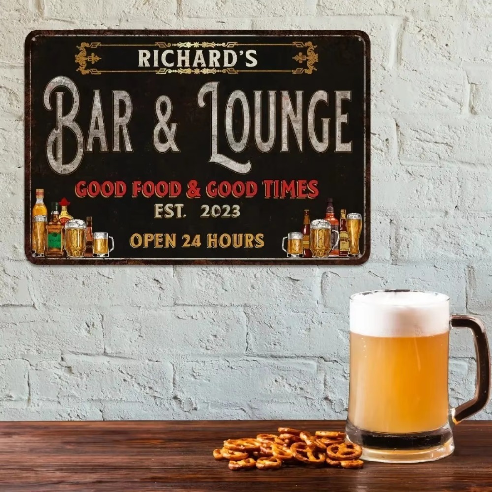 CIFbuy Personalized Custom Tex - Home Bar Lounge 评论和价格