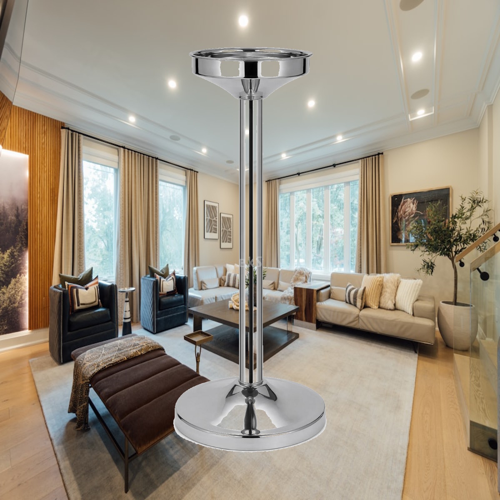 Ice Bucket Stand Freestanding  - Home Bar Lounge 评论和价格